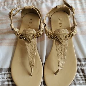 GUESS SARA LOGO SANDALS
